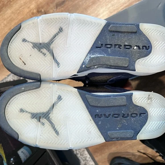 Navy Air Jordan 5’s - Picture 5 of 5